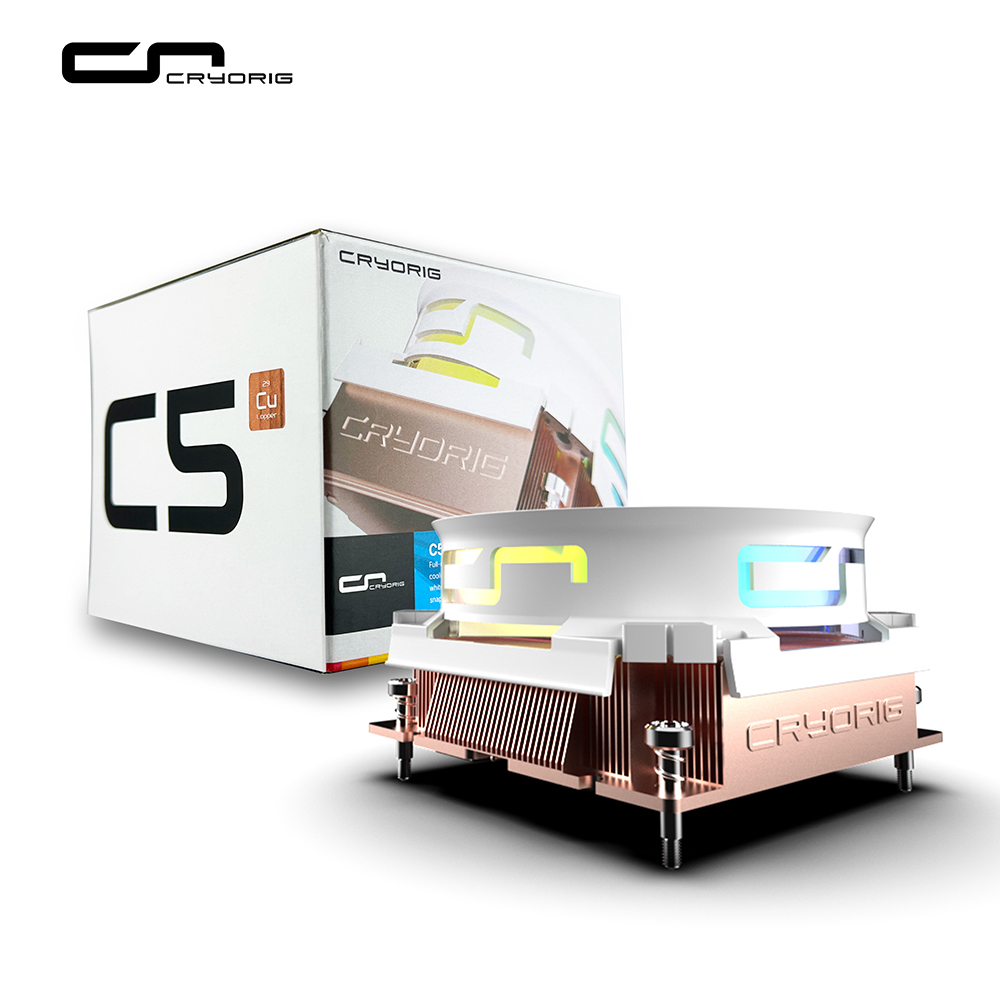 CRYORIG 快睿 C5 Cu 下吹式 CPU 銅底 VC 均熱板 ARGB 風扇 散熱器