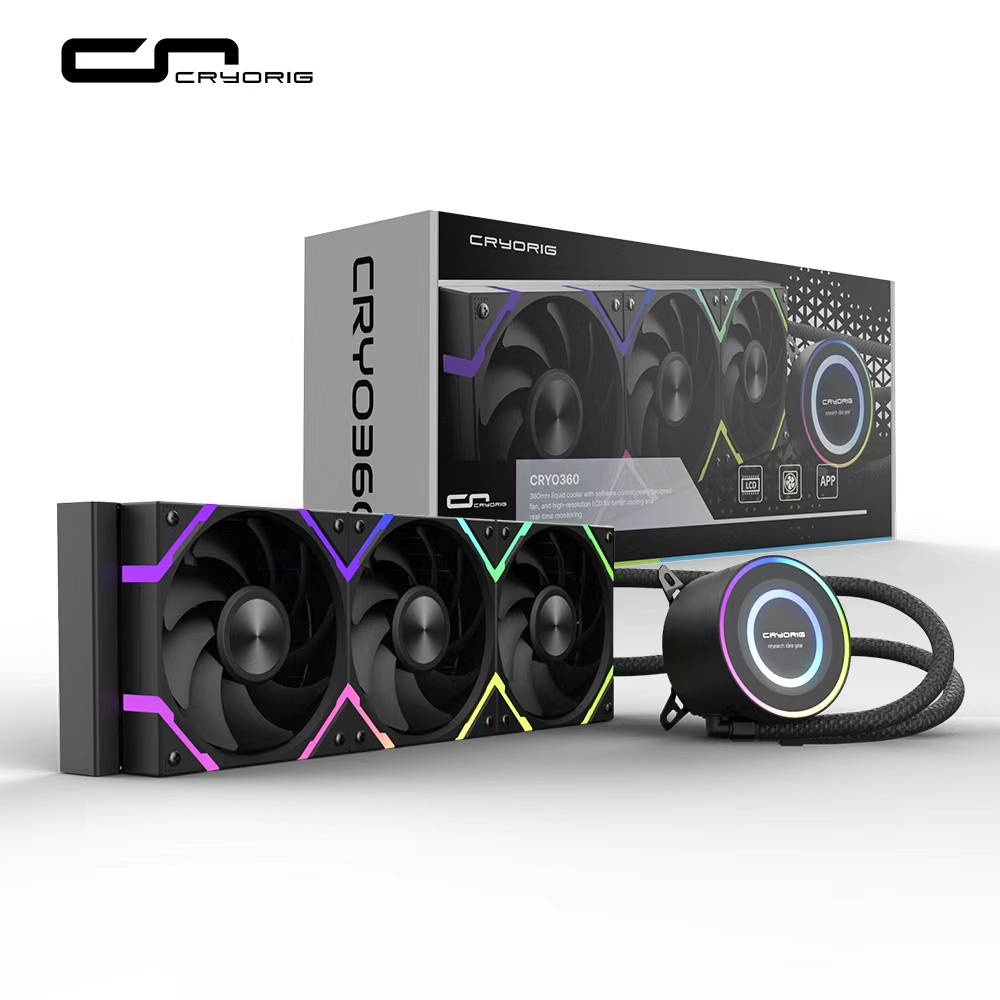 CRYORIG 快睿 CRYO 360 BK 快睿歐 2.8"大屏幕 一體式 水冷排 CPU 散熱器