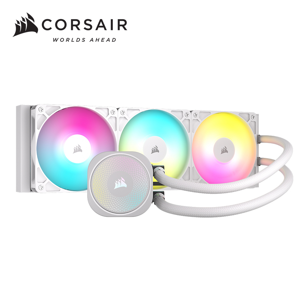 CORSAIR 海盜船 NAUTILUS 360 ARGB CPU水冷散熱器 (白)