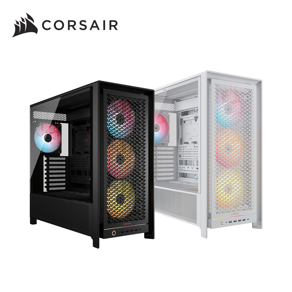 CORSAIR 海盜船 Frame 5000D RS 玻璃透側 模組化 E-ATX機殼【附RS140炫光風扇*4】