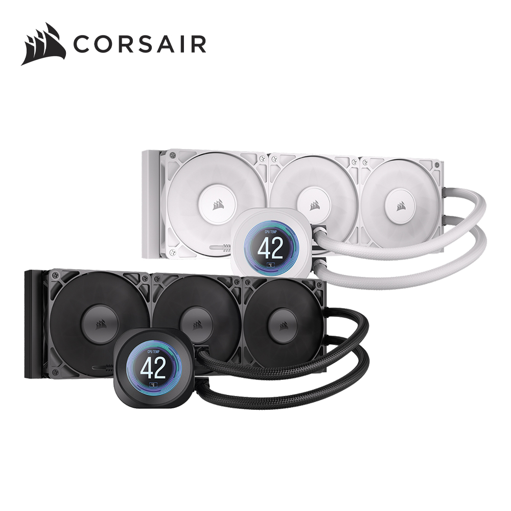 CORSAIR 海盜船 NAUTILUS 360 ARGB LCD CPU水冷散熱器