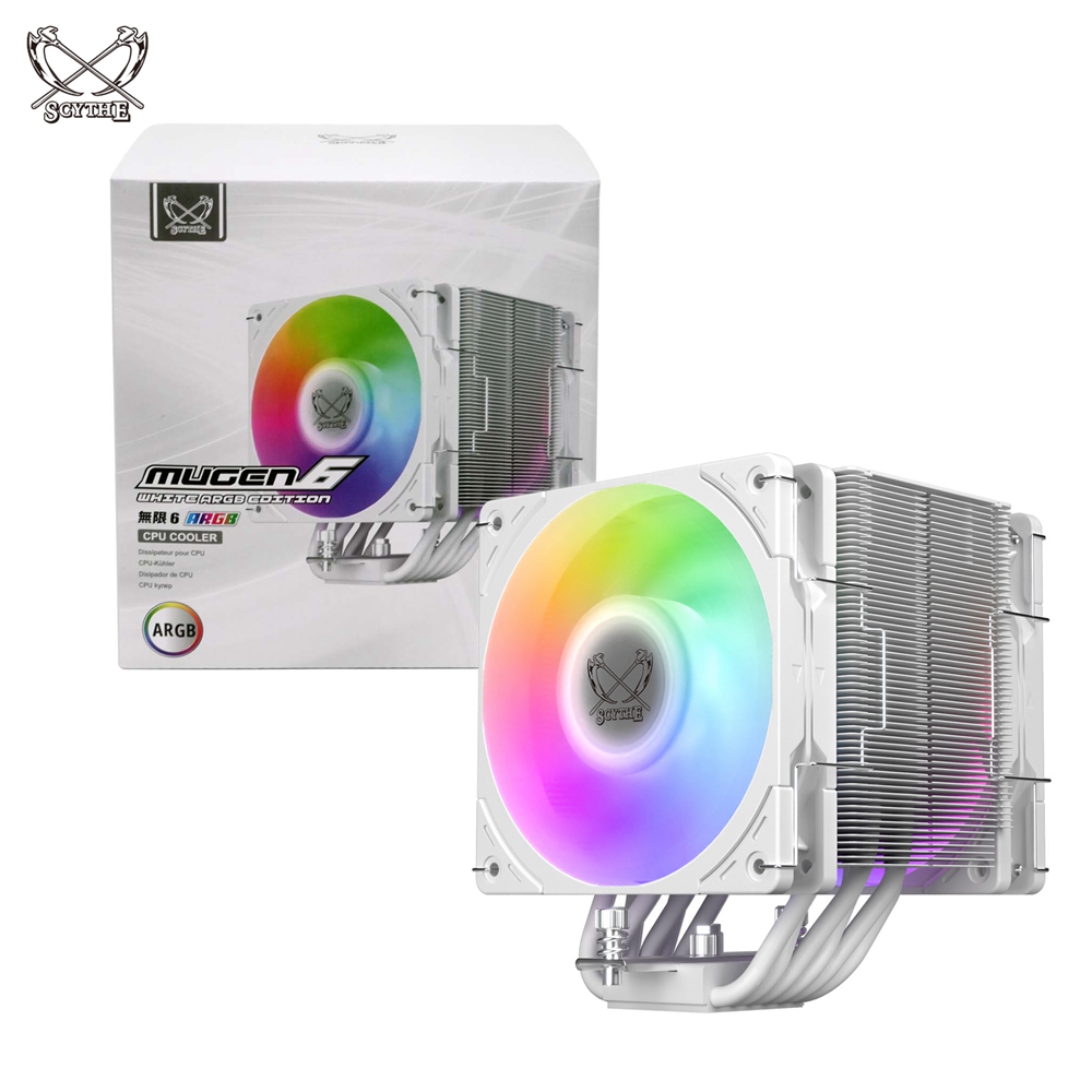 Scythe 鎌刀SCMG-6000DWR 無限六ARGB 雙風扇MUGEN 6 單塔式六熱管CPU