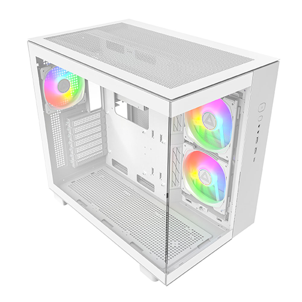 MONTECH (君主) KING 65 PRO WHITE 電腦機殼 (白) 內含ARGB風扇*3/TYPE-C