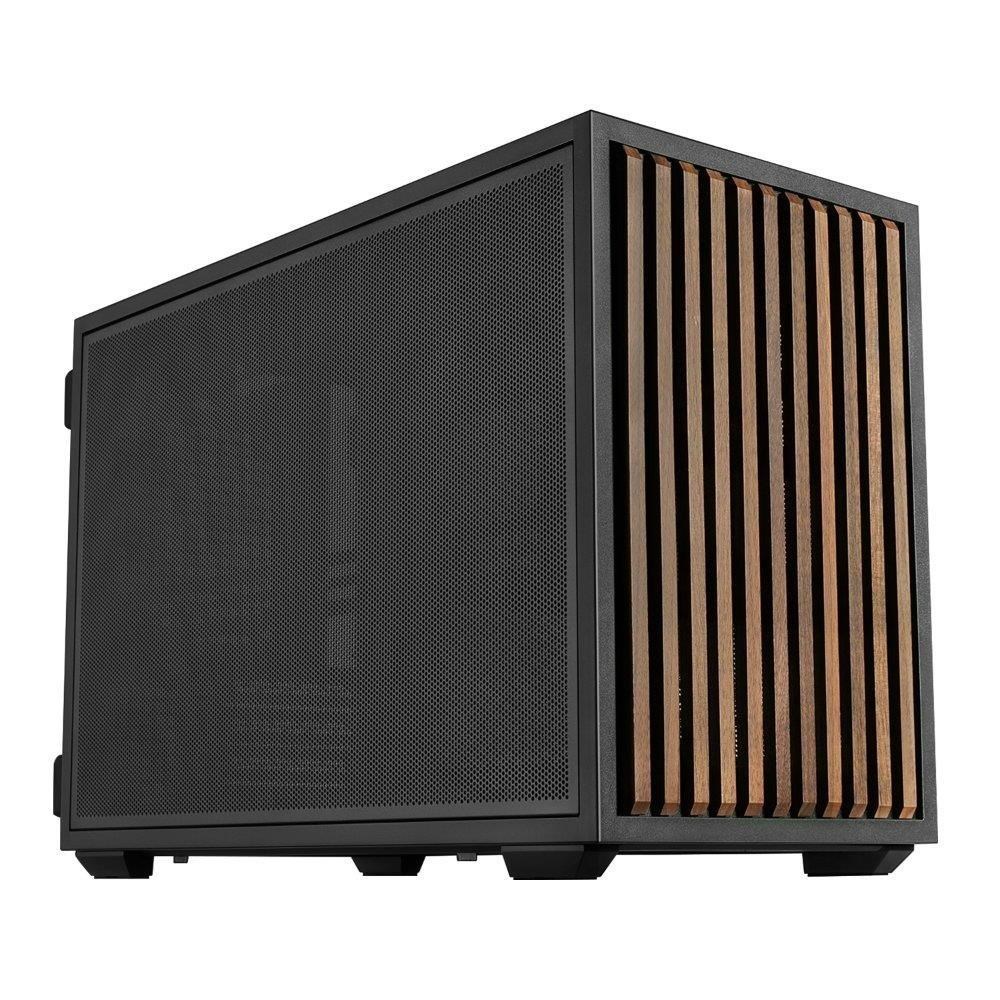 LIAN LI 聯力 B4-MATX-WD 實木黑 電腦機殼 M-ATX/Type-C/顯卡415mm