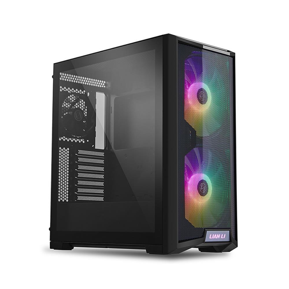 LIAN LI 聯力 LANCOOL 215 黑色 玻璃透側機殼