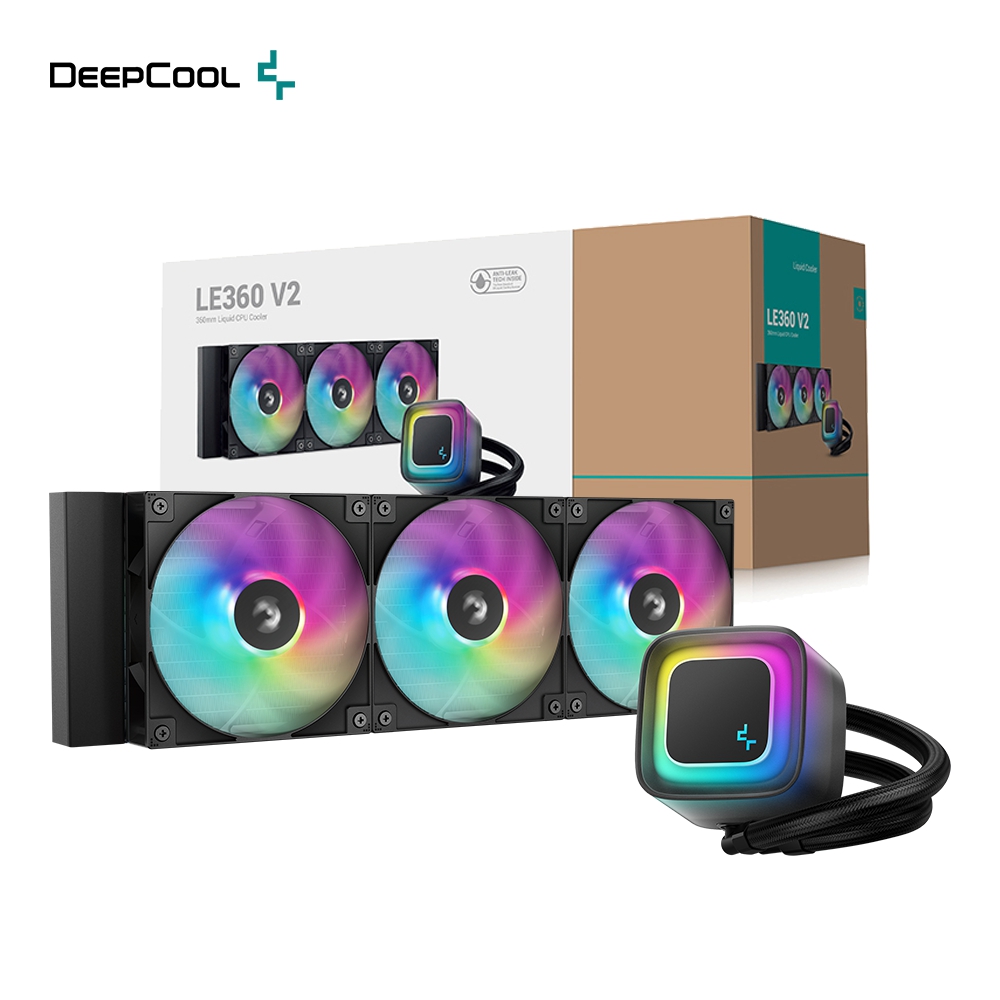 DEEPCOOL 九州風神LE360 V2 CPU 一體式360 水冷排散熱器- PChome