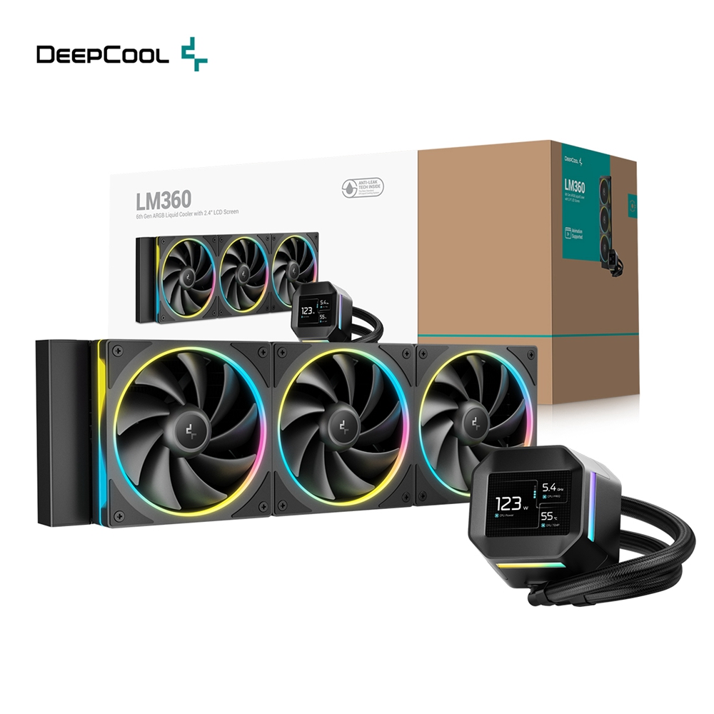 DEEPCOOL 九州風神【南紡購物中心】 LT720 WH 360 一體式水冷CPU散熱器