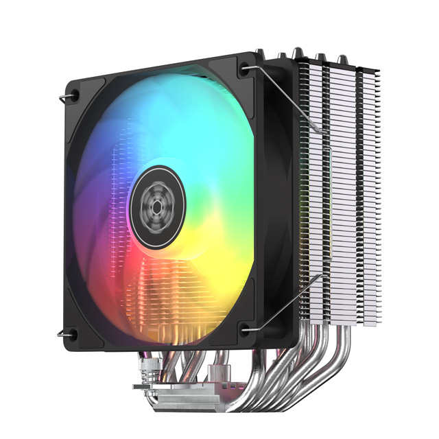 SilverStone 銀欣 Frost Mage 600 ARGB 高效能120mm PWM六熱管單塔散熱器