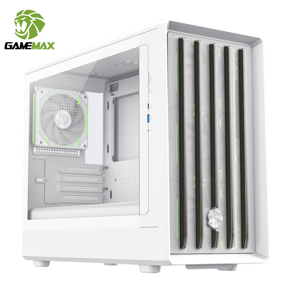 GAMEMAX 遊戲帝國 CLAW 360 ARGB 機殼 白色