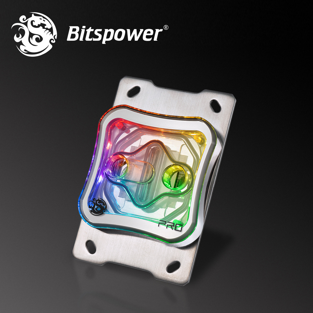 Bitspower Summit M Pro 高效能CPU 水冷頭( 透明，AMD 平台) - PChome