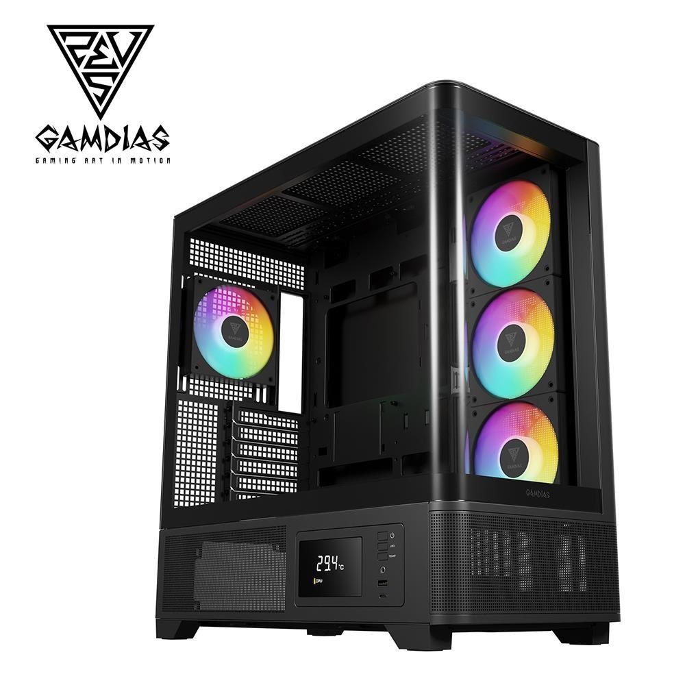 GAMDIAS ATLAS P2 CG黑 電腦機殼