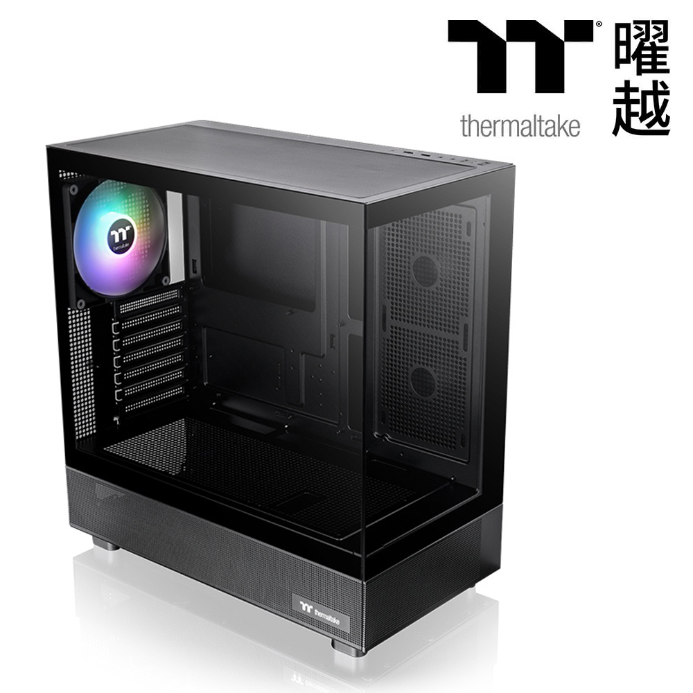 Thermaltake 曜越 光透 View 270 TG ARGB 強化玻璃中直立式機殼|黑色