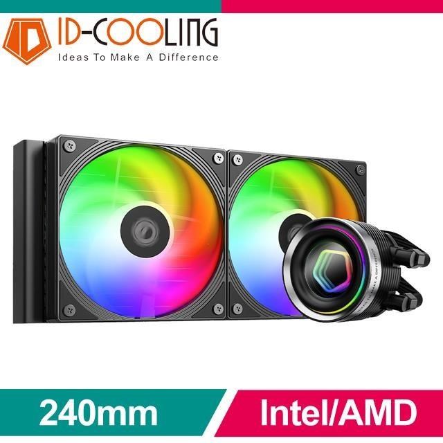 ID-COOLING FX240 INF 一體式水冷散熱器(3年非人損漏液保)