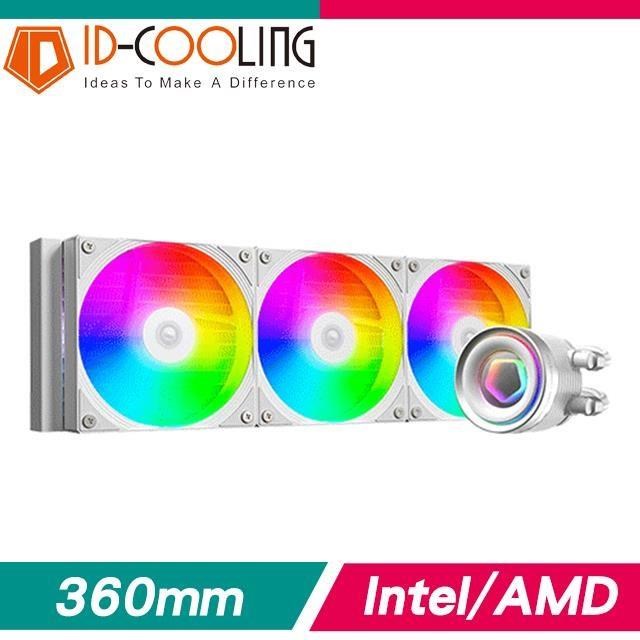 ID-COOLING FX360 INF WHITE 一體式水冷 CPU散熱器(3年非人損漏液保)