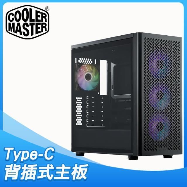 Cooler Master 酷碼 【Elite 502】玻璃透側 支援背插 E-ATX機殼《黑》