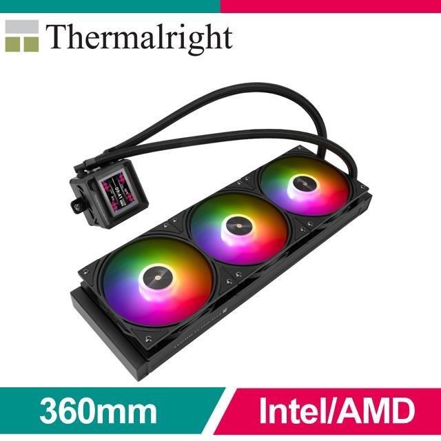 Thermalright 利民 FrozenWarframe 360 SE Black ARGB LCD一體式水冷散熱器
