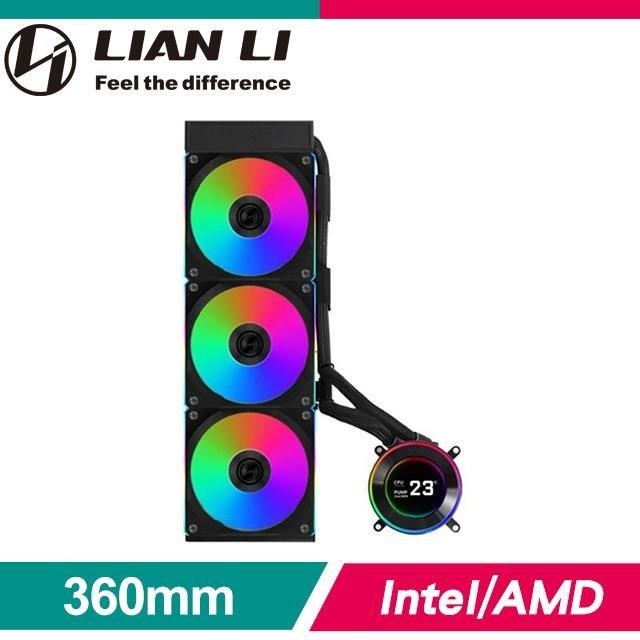LIAN LI 聯力 Hydroshift II LCD-C 360CL 黑色 鋁製水冷散熱器