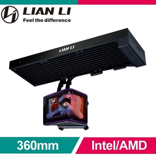 LIAN LI 聯力 HydroShift II OLED Curved 360N 無風扇版 黑色 水冷散熱器