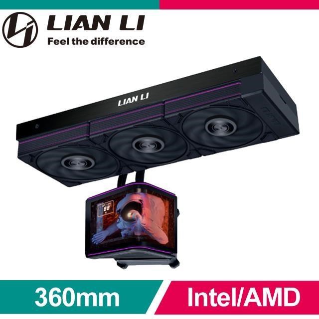 LIAN LI 聯力 HydroShift II OLED Curved 360P 黑色 水冷散熱器(6年保)