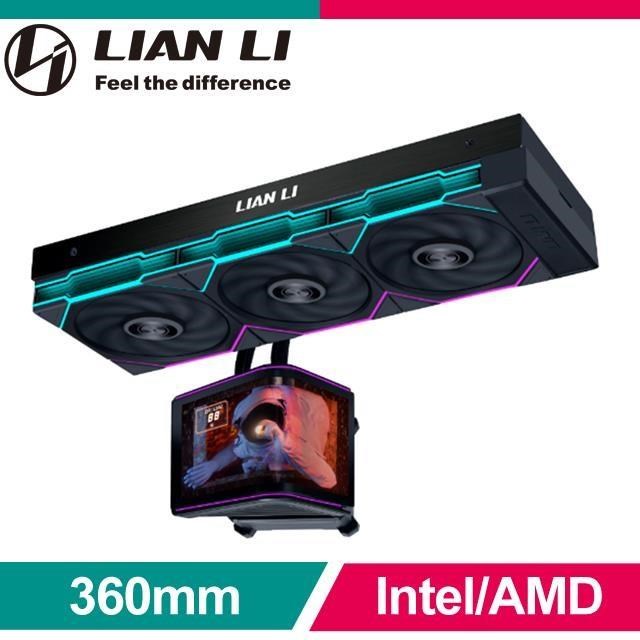 LIAN LI 聯力 HydroShift II OLED Curved 360TL 黑色 水冷散熱器(6年保)