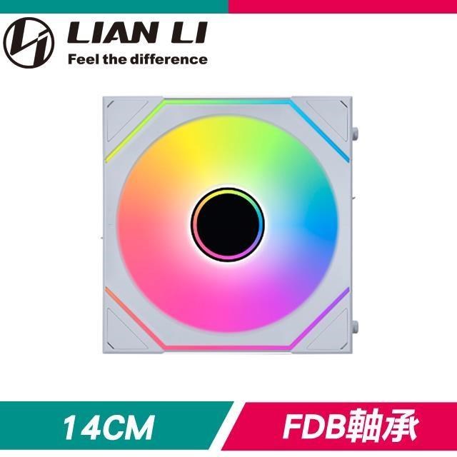 LIAN LI 聯力 UNI FAN SL-INF Wireless 140 白 ARGB風扇 (需搭無線控制器)