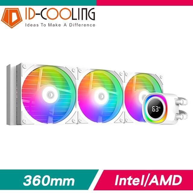 ID-COOLING FX360 TD WHITE 一體式水冷散熱器《白》(5年保)