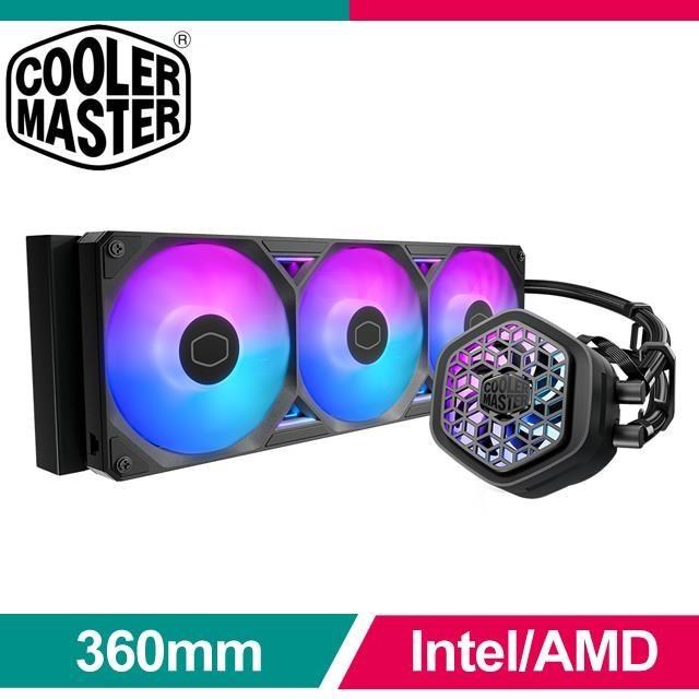 Cooler Master 酷碼 MasterLiquid 360 Atmos II VRM Fan ARGB 水冷散熱器