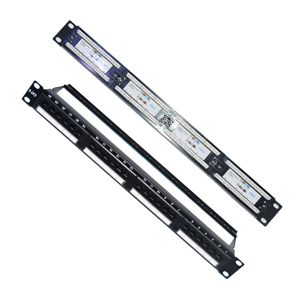 台灣霓虹Cat6機架式24埠網路跳線面板超六類機櫃用- PChome 24h購物