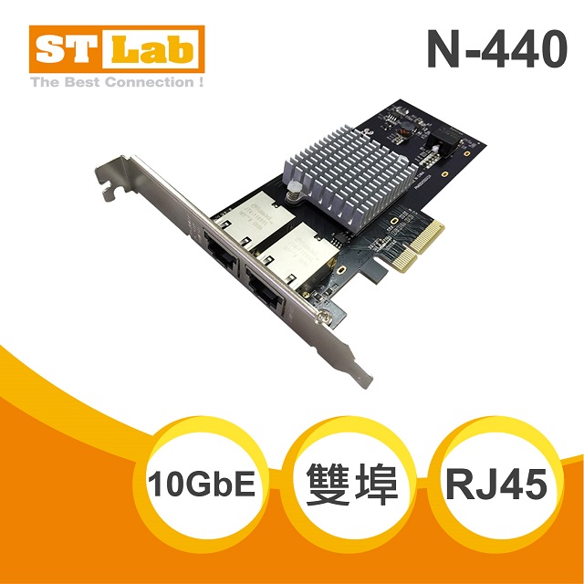 10GbE 2埠網路卡(N-440)