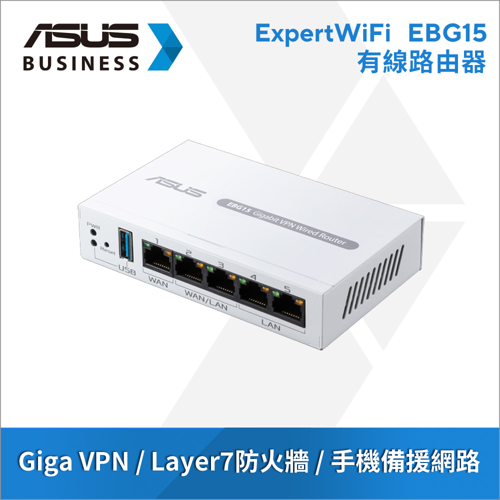 ExpertWiFi EBG15 Gigabit VPN 路由器