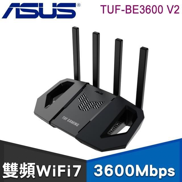 ASUS 華碩 TUF-BE3600 V2 雙頻 WiFi 7 電競路由器