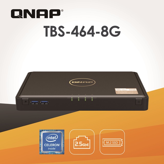 TBS-464-8G 4-Bay NAS 網路儲存伺服器 (不含硬碟)