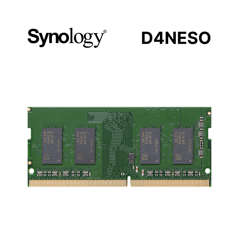 Synology 群暉科技D4NESO DDR4 2666 4GB Non-ECC SO-DIMM 伺服器