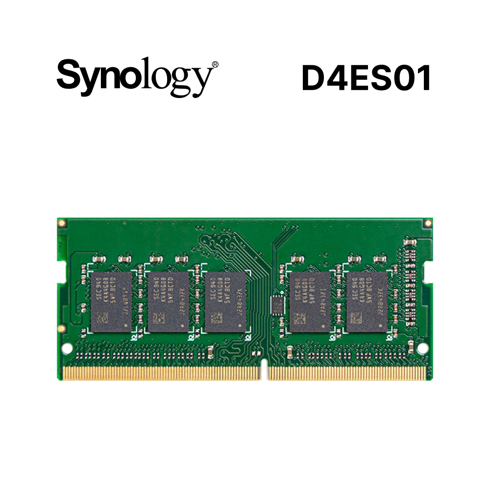 Synology 群暉科技D4ES01 DDR4 2666 4GB ECC SO-DIMM 伺服器記憶