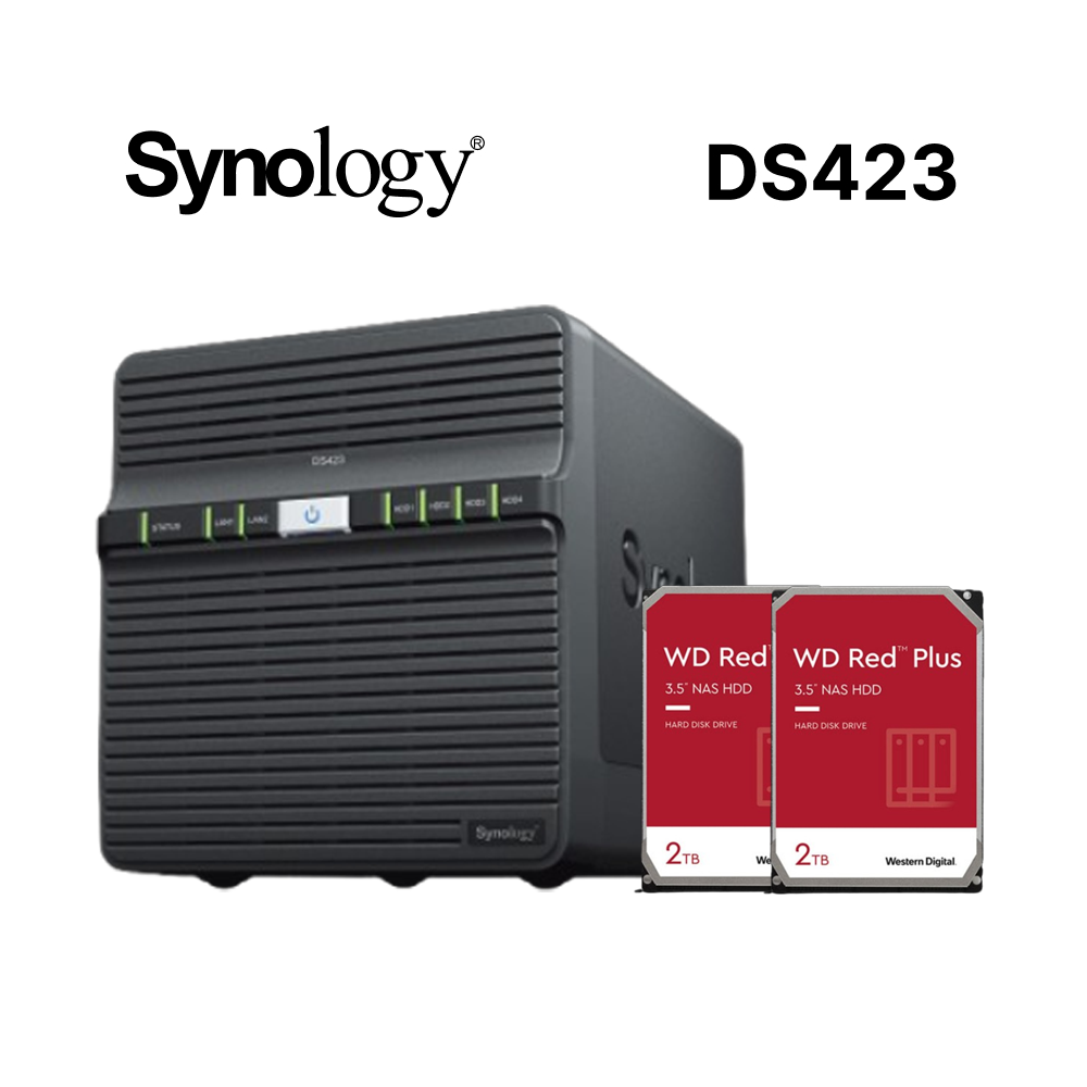 Synology 群暉 Synology DS423 4Bay NAS