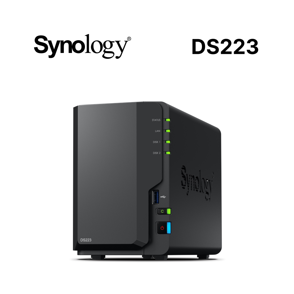 搭希捷IronWolf 4TB*2] Synology DS223 2Bay NAS - PChome 24h購物