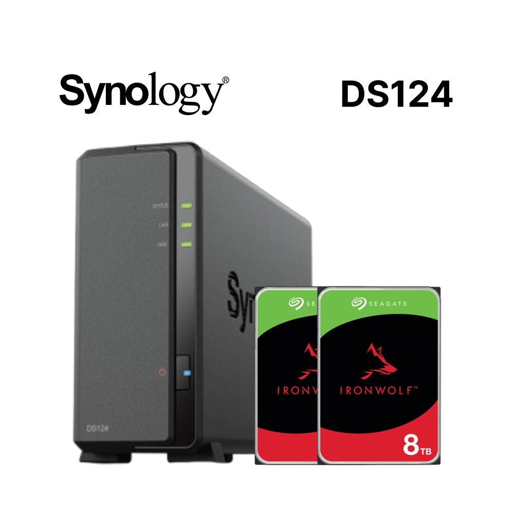 Synology DiskStation DS124 1Bay NAS