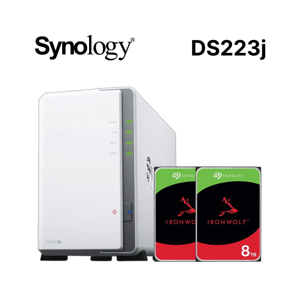 Synology DiskStation DS223j 2Bay NAS
