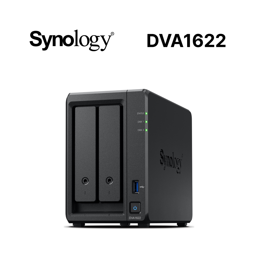 Synology 群暉 科技 DVA1622 深度智慧影像監控系統