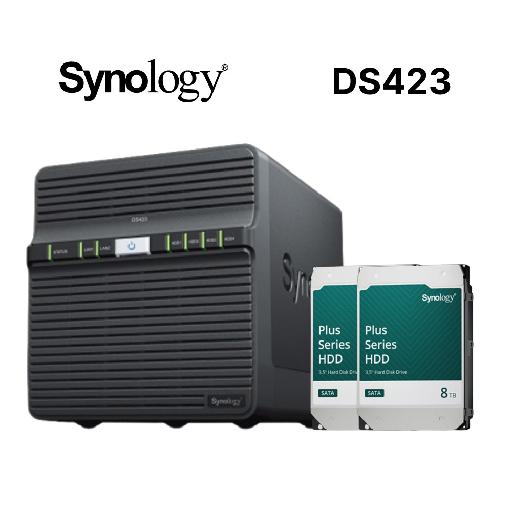 科技 DiskStation DS423 (4Bay/Realtek/2GB) NAS 網路儲存伺服器