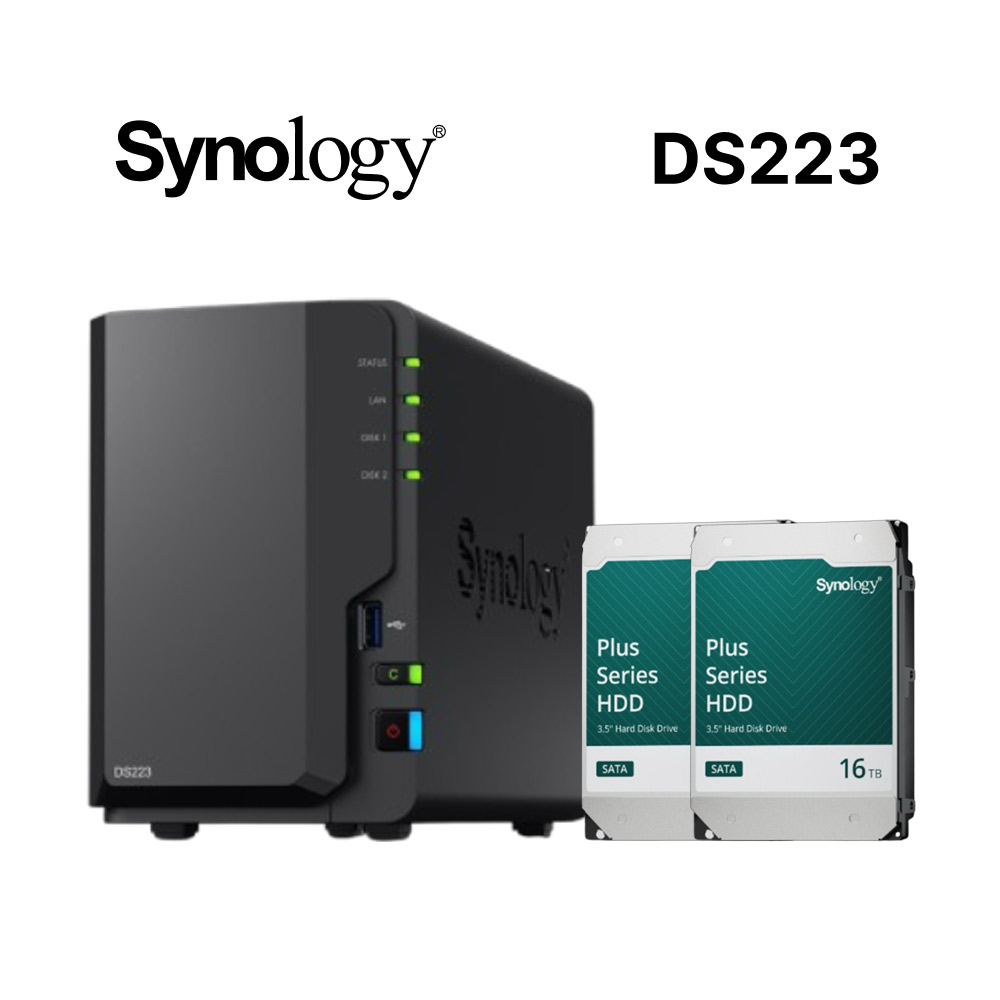 Synology 群暉 DS223 2Bay NAS（其他規格）