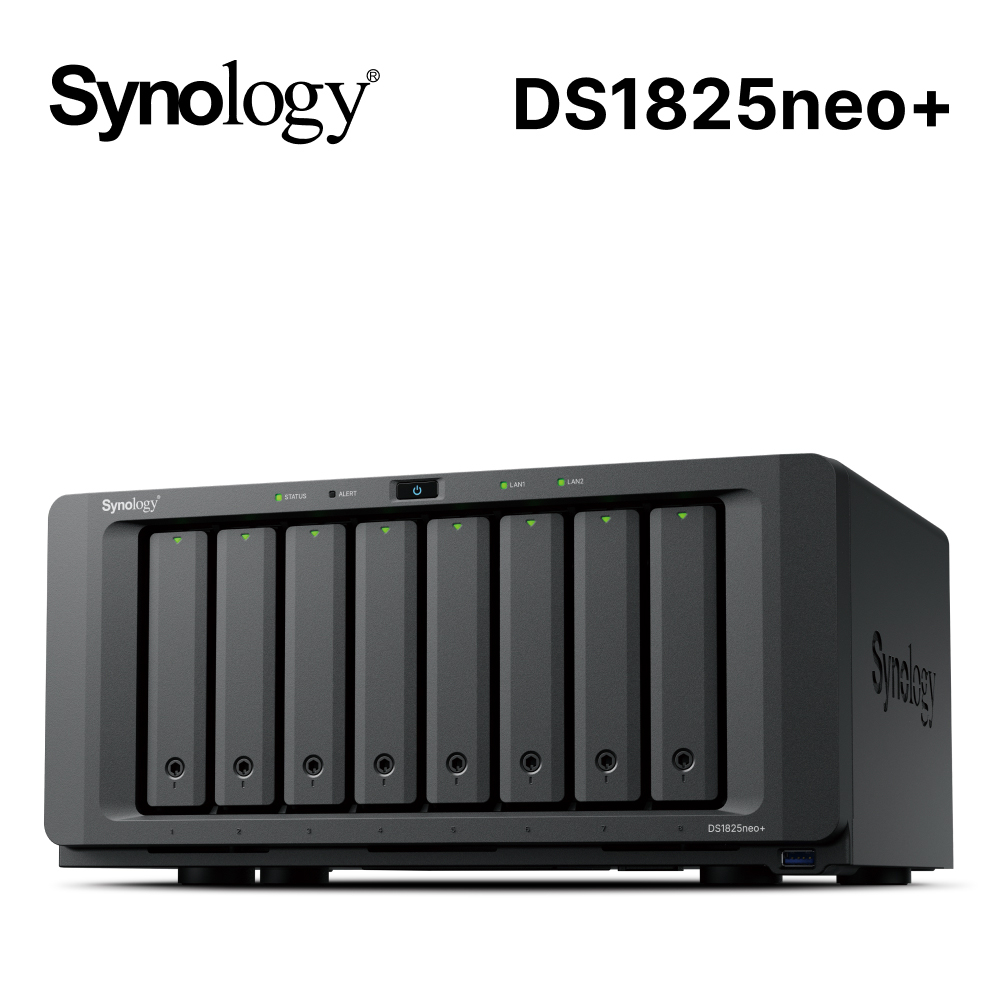 Synology 群暉 DS1825neo+ 網路儲存伺服器