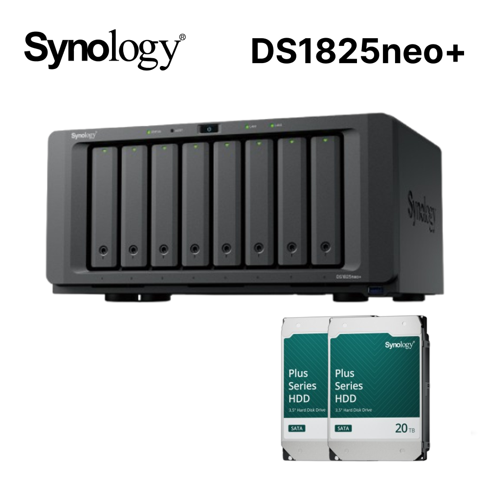 Synology 群暉 Synology 群暉 DS1825neo+ 網路儲存伺服器(其他規格)