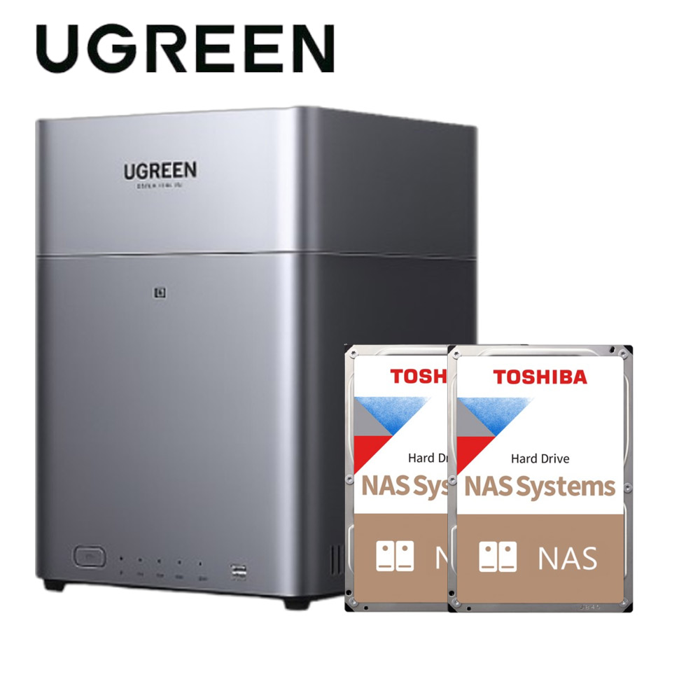 綠聯 UGREEN DH4300 Plus 4Bay NAS 網絡儲存伺服器(其他規格)