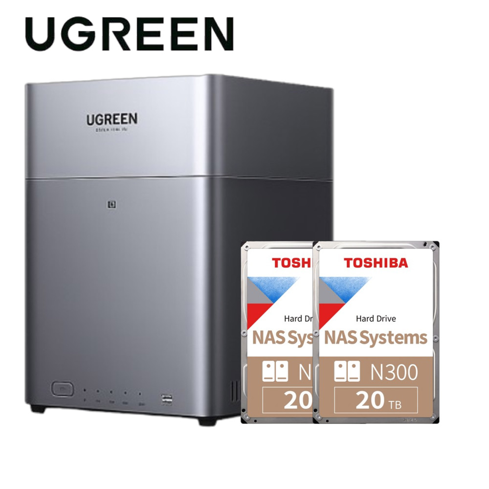 綠聯 UGREEN DH4300 Plus 4Bay NAS 網絡儲存伺服器(其他規格)