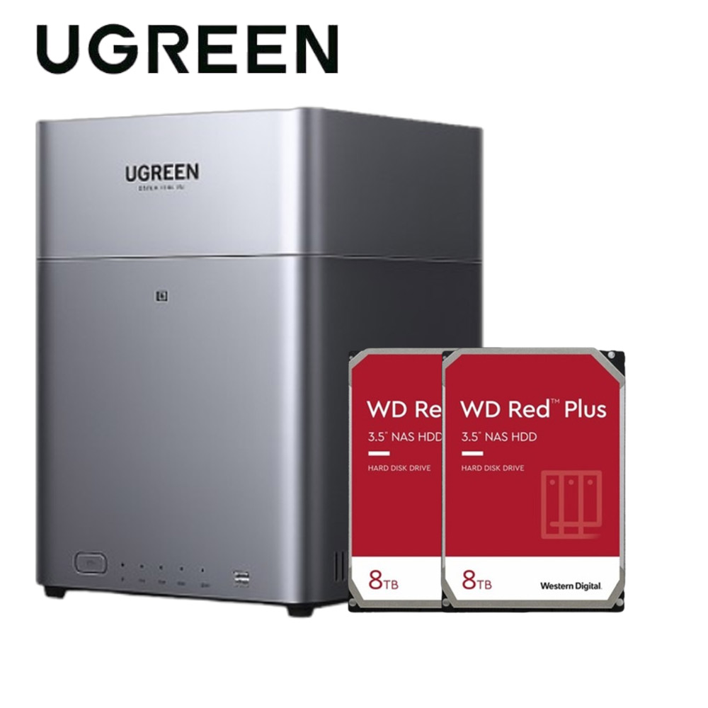 綠聯 UGREEN DH4300 Plus 4Bay NAS 網絡儲存伺服器(其他規格)