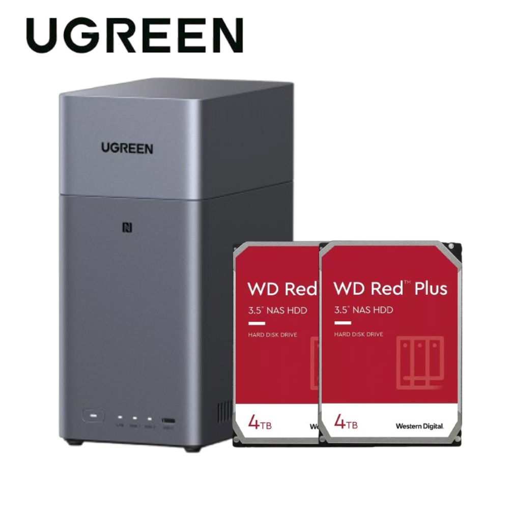 綠聯 UGREEN DH2300 2Bay NAS 網絡儲存伺服器