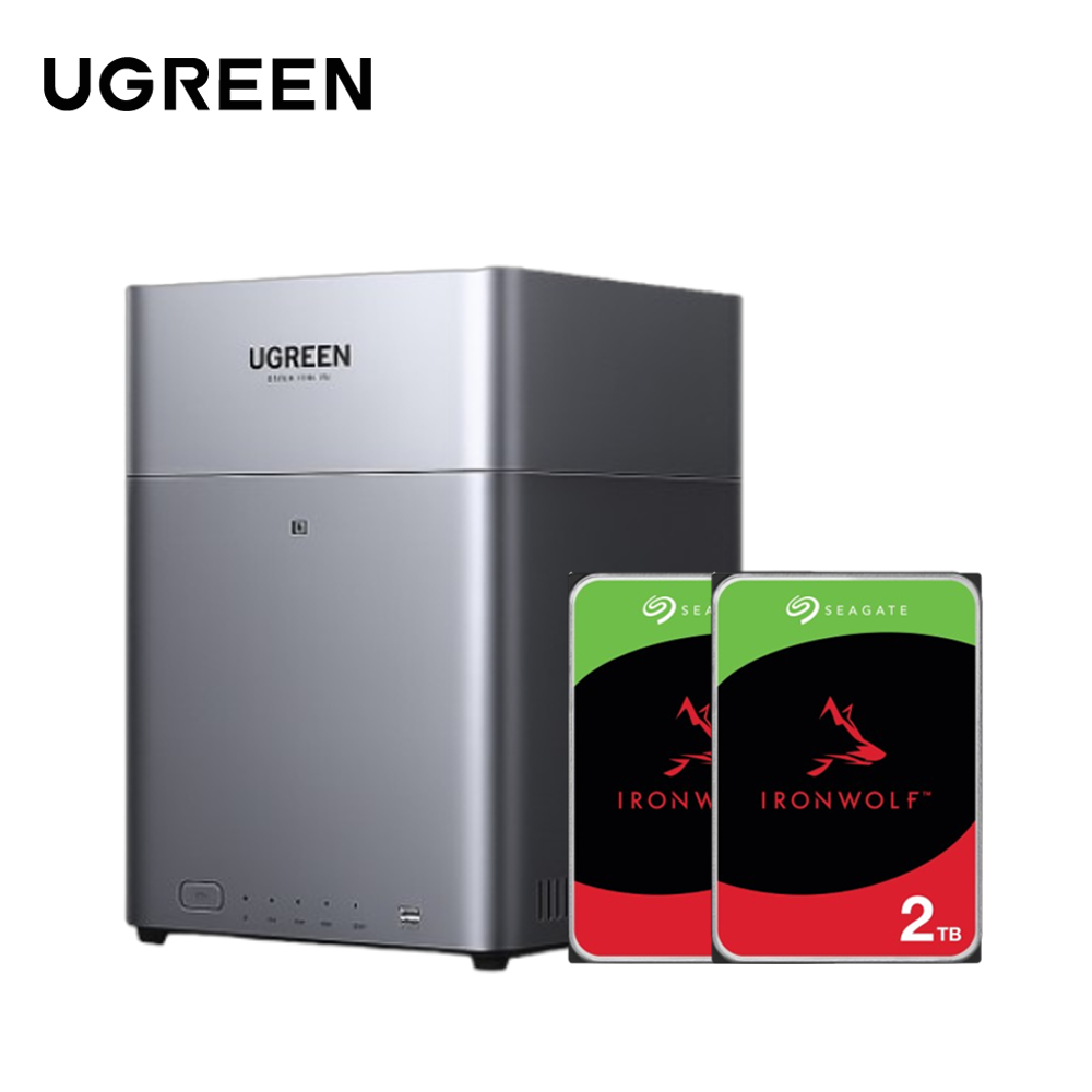 綠聯 UGREEN DH4300 Plus 4Bay NAS 網絡儲存伺服器(其他規格)