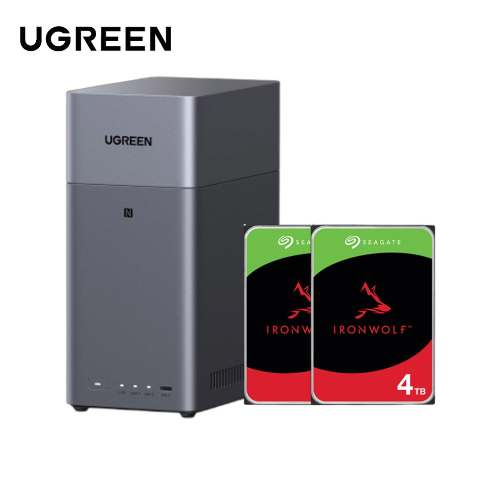 綠聯 UGREEN DH2300 2Bay NAS 網絡儲存伺服器(其他規格)