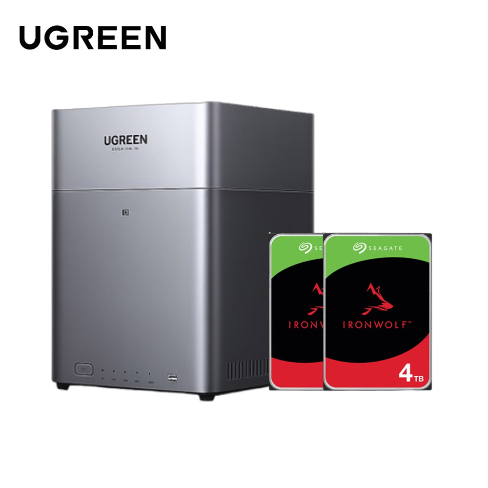 綠聯 UGREEN DH4300 Plus 4Bay NAS 網絡儲存伺服器(其他規格)